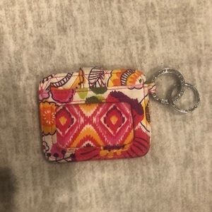 Vera Bradley keychain wallet